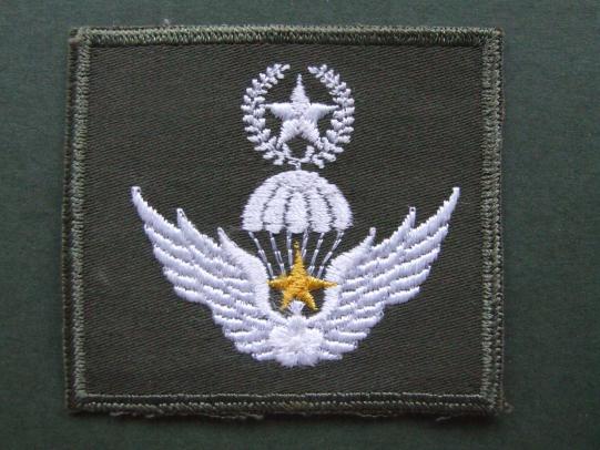 Republic of Korea Army Freefall Parachute Wings 100 Jumps