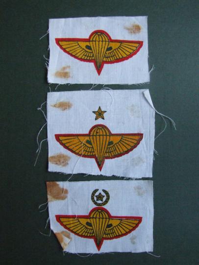 Myanmar Army Set of 3 InfantryParachute Wings