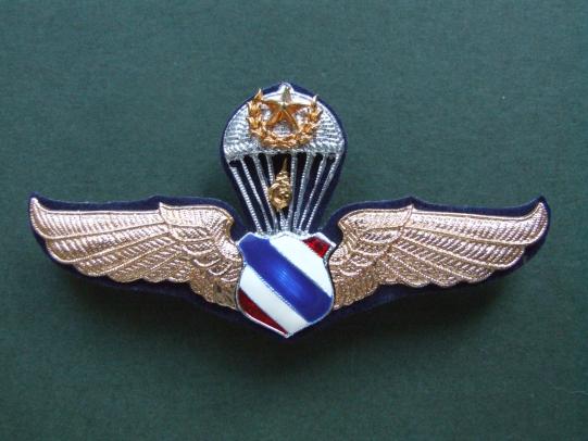 Thailand National Border Police Master Parachute Wings