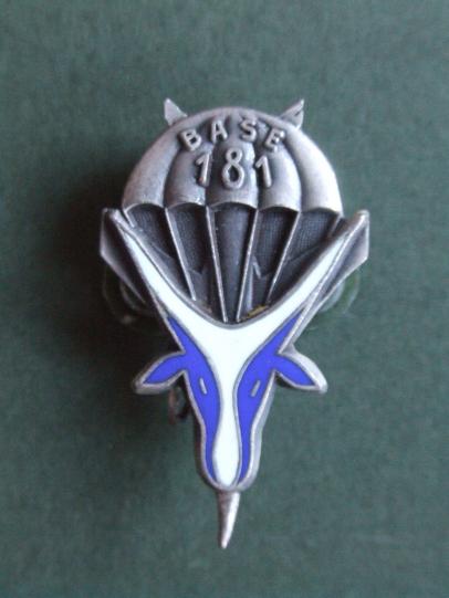 France Air Force BASE 181 (Section Militaire Parachutisme Sportif) Pocket Badge