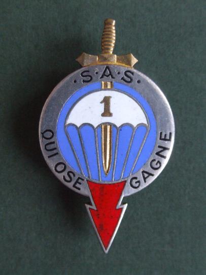 France 1e R.P.I.M.a (Regiment Parachutiste d' Infanterie de Marine) Pocket Crest