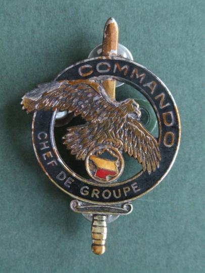 France Commando CHEF DE GROUP Pocket Crest