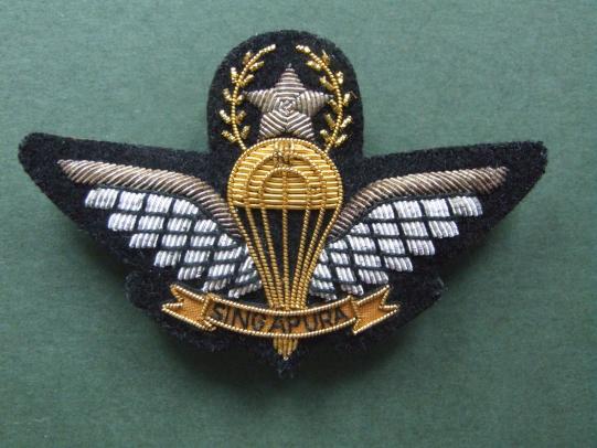 Singapore Dress Uniform Master Parachute Wings