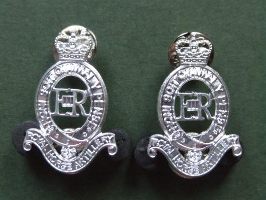 British Army Royal Horse Artillery Collar Badges