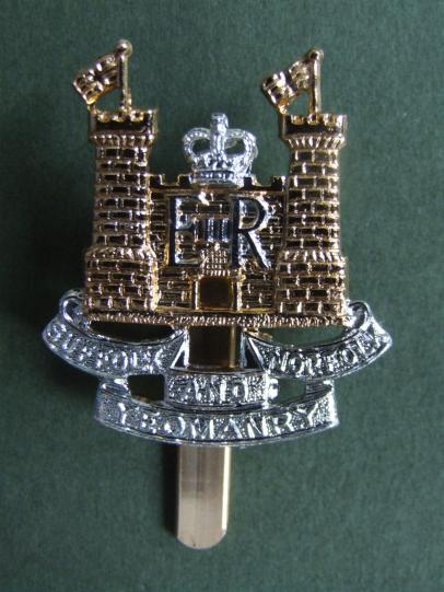British Army Suffolk and Norfolk Yeomanry Cap Badge