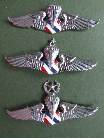 Thailand National Border Police Parachute Wings Set