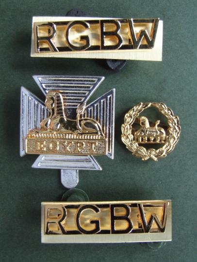 British Army Royal Gloucestershire, Berkshire and Wiltshire Regiment Beret and Back Badge & Shoulder Titles