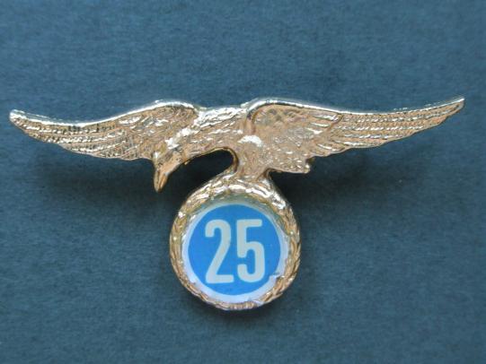 Spain Airborne 25 Parachute Jumps Award Badge