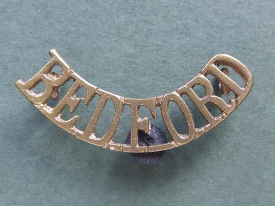 British Army The Bedfordshire Regiment Shoulder Title