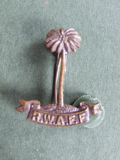 Royal West African Frontier Force Officer's Service Dress Collar Badge