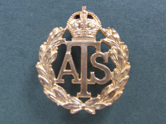 British Army Auxiliary Territorial Service Officer's Field Service Cap Badge