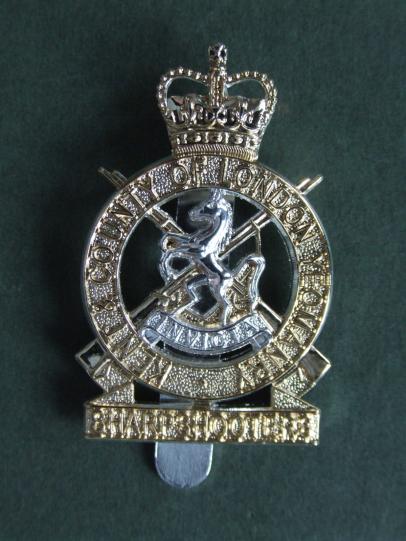 British Army The Kent & County of London (Sharp Shooters) Yeomanry Cap Badge