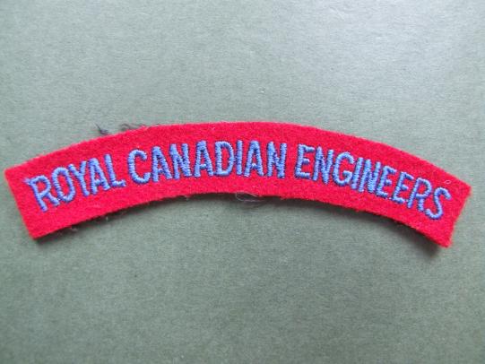 Canada Royal Canadian Engineers Shoulder Title