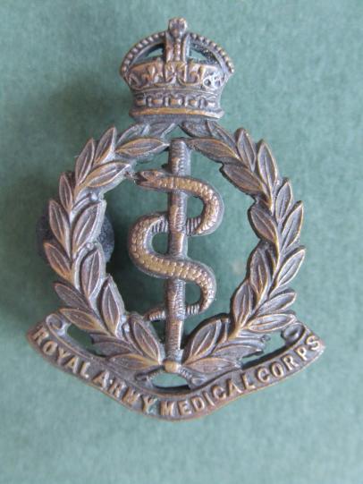 British Army 1904 Pattern Royal Army Medical Corps Officer's Service Dress Collar Badge