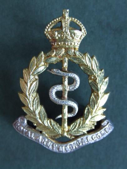 British Army Post 1904 Royal Army Medical Corps Officer's Collar Badge