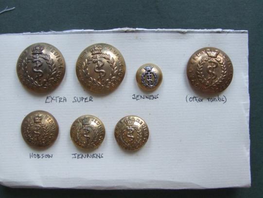 British Army Royal Army Medical Corps Uniform Buttons
