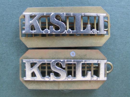 British Army King's Shropshire Light Infantry Shoulder Titles