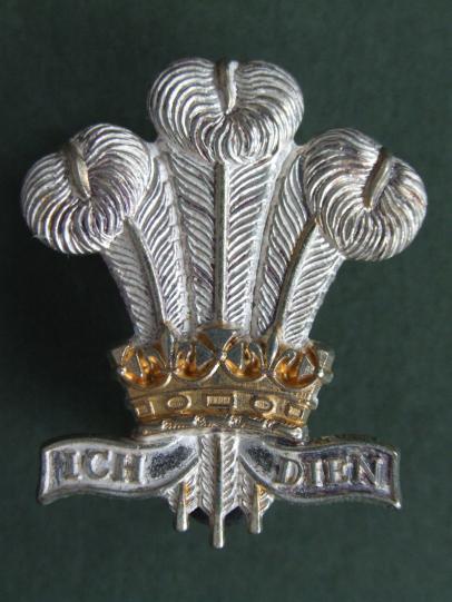 British Army The Royal Regiment of Wales Officer's Cap Badge