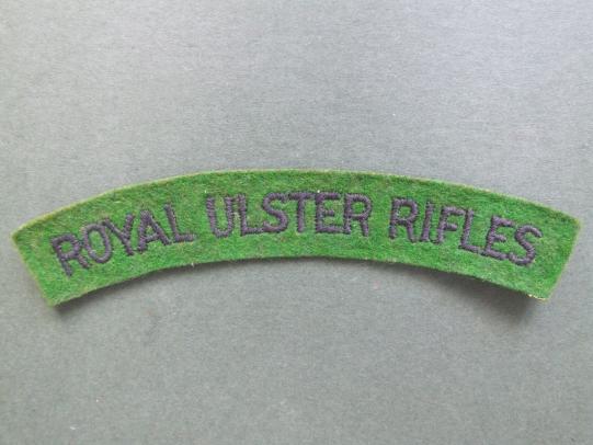 British Army WW2 Period Royal Ulster Rifles Shoulder Title