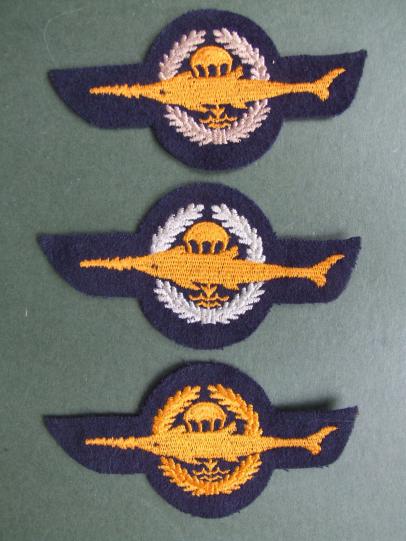 Germany Navy Combat Swimmer (Kampfschwimmer) Winter Dress Qualification Badge Set