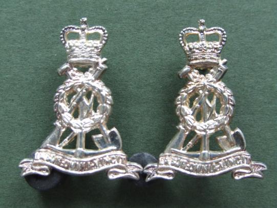 British Army Post 1953 Royal Pioneer Corps Officer's Collar Badges