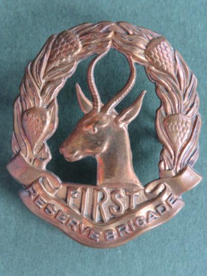 South Africa 1st Reserve Brigade Cap Badge