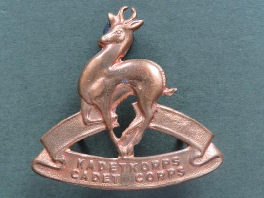 South Africa School Cadets Officer's Cap Badge