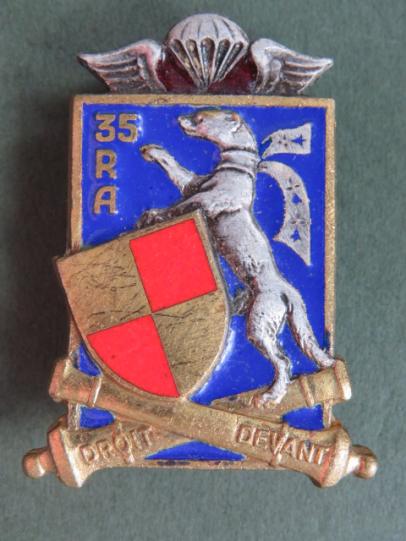 France 35e R.A.P. (Airborne Artillery Regiment) Pocket Crest