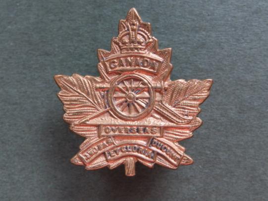 Canada WW1 C.E.F. Field Artillery General Service Officer's Collar Badge