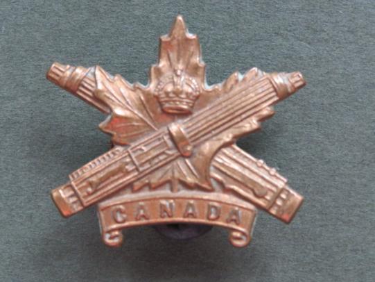 Canada WW1 C.E.F. Machine Gun Battalion Collar Badge