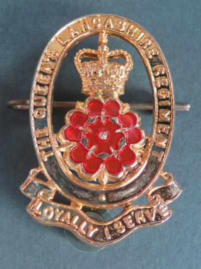 British Army The Queen's Lancashire Regiment Cap Badge