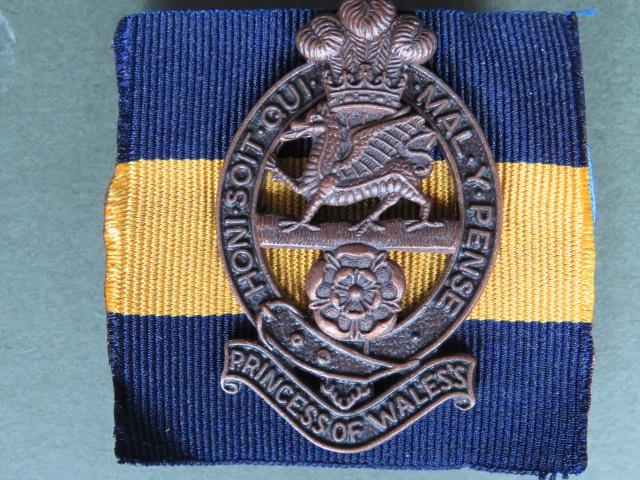 British Army The Princess of Wales's Royal Regiment (Queen's & Royal Hampshires) Beret Badge