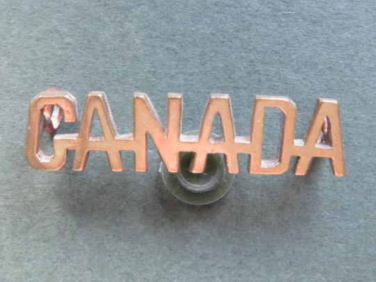 Canada Overseas Shoulder Title
