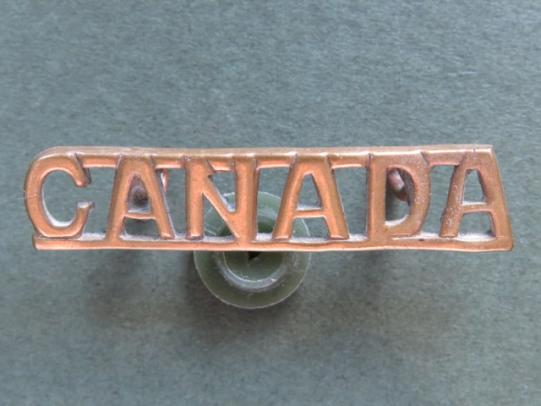 Canada WW2 Overseas Nursing Sisters Shoulder Title