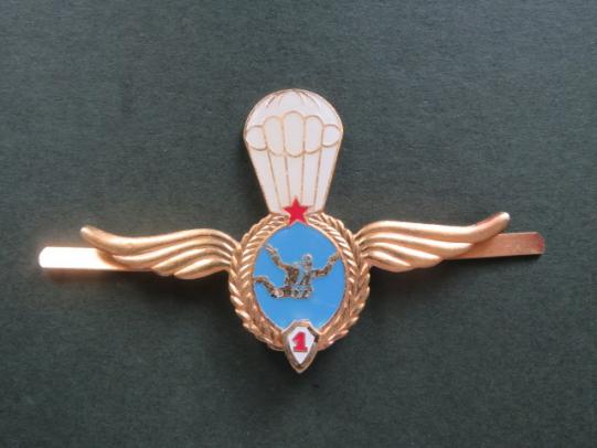 Hungary Pre 1990 1st Class Freefall Parachute Wings