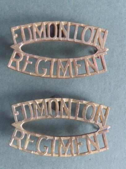 Canada Pre WW2 The Edmonton Regiment Shoulder Titles