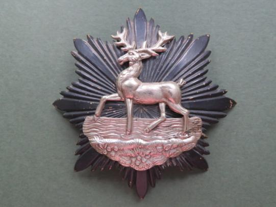 British Army 1st Hertfordshire Rifle Volunteers OR's Helmet Plate
