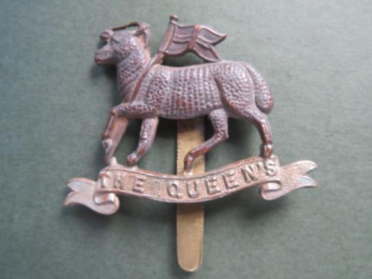 British Army The Queen's Royal Regiment (West Surrey) Cap Badge