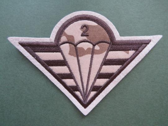 Czech Republic Army 2nd Airborne Battalion Shoulder Patch