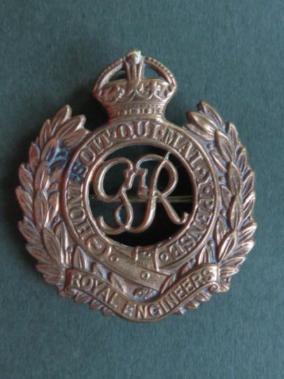 British Army Royal Engineers KGVI Cap Badge