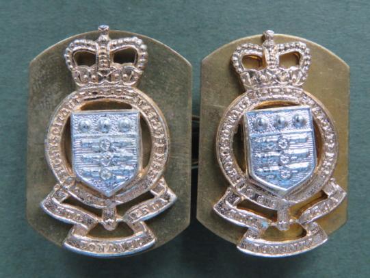 British Army Royal Army Ordnance Corps Collar Badges