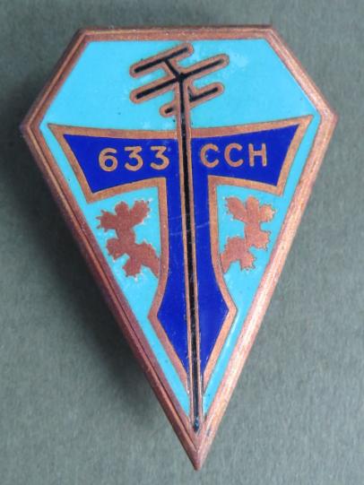 France 633° Compagnie de Cables Hertziens Pocket Crest
