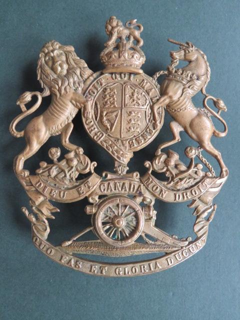 Canada 1901-1914 Royal Canadian Artillery SNCO's Helmet Plate Badge