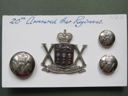 Canada Post 1953 20th Saskatchewan Dragoons (Armoured) Cap Badge