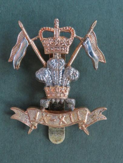 British Army 9th/12th Royal Lancers (Prince of Wales's) Cap Badge