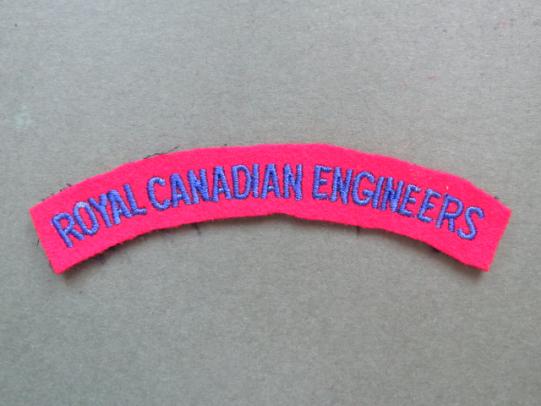 Canada Royal Canadian Engineers Shoulder Title