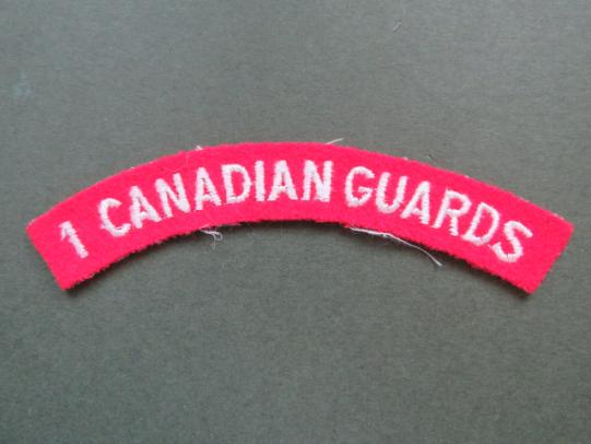 Canada 1st Canadian Guards Shoulder Title