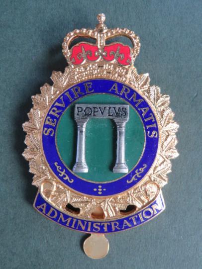 Canada Administration Branch Cap Badge