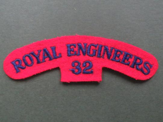 British Army 32nd Engineer Regiment (Armoured) Shoulder Title