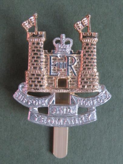 British Army Suffolk and Norfolk Yeomanry Cap Badge